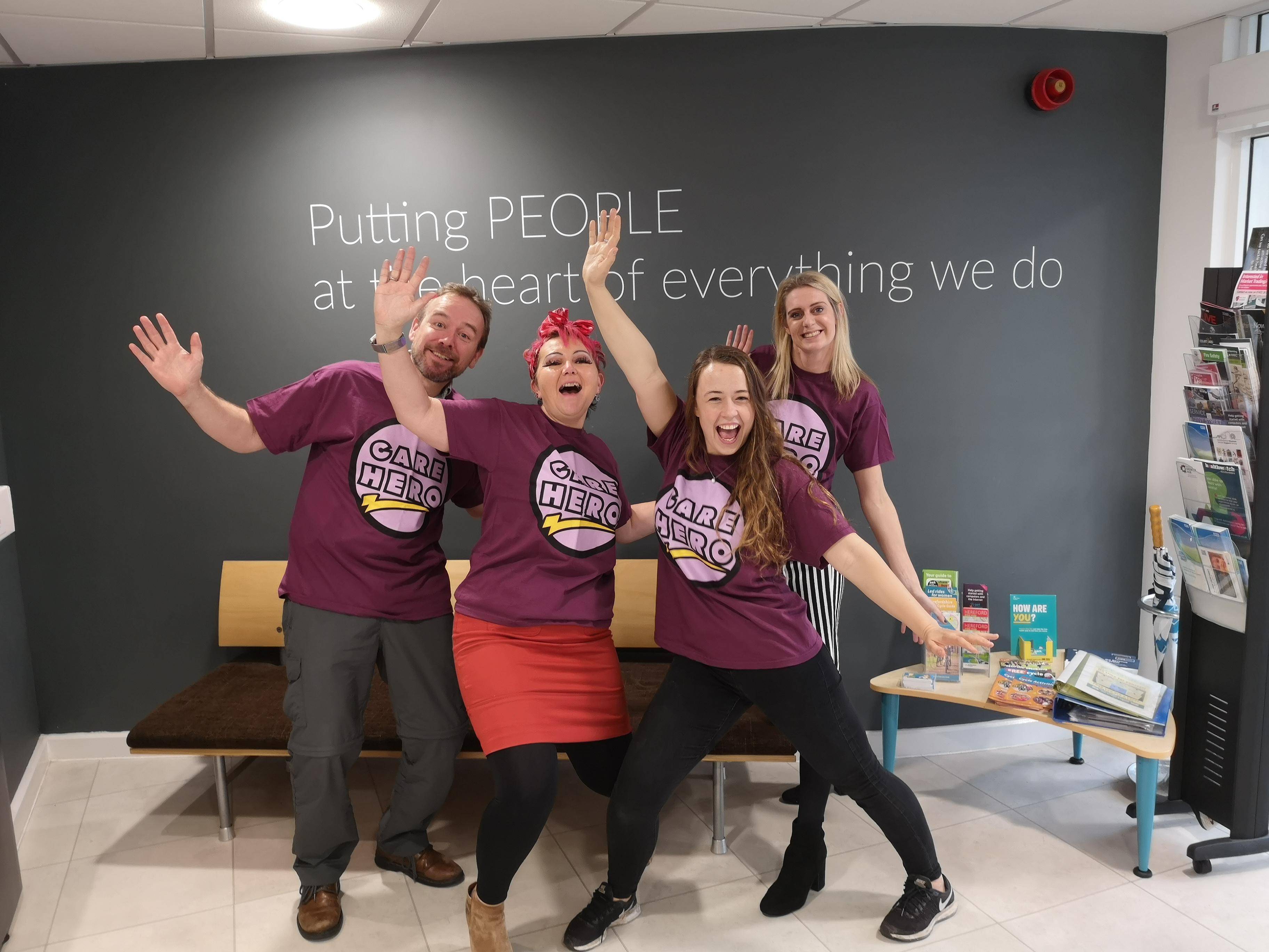 Volunteers from the care community will be showing off their dancing skills in Hereford on Saturday 8 December