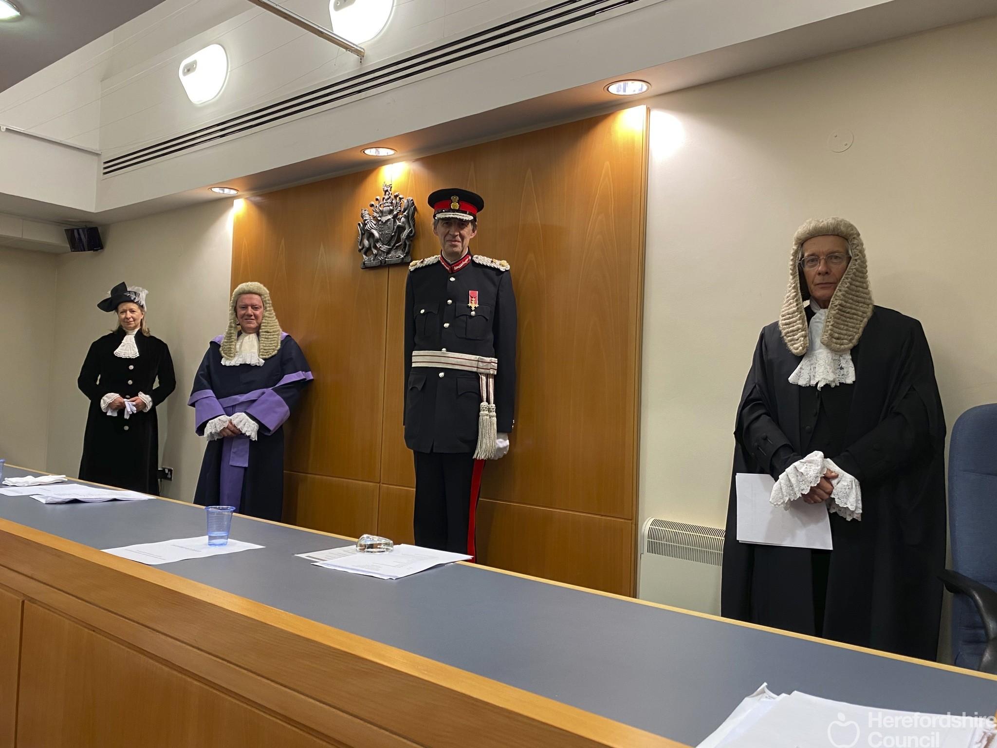 Herefordshire Magistrates Swearing-in Ceremony – 11 December 2020