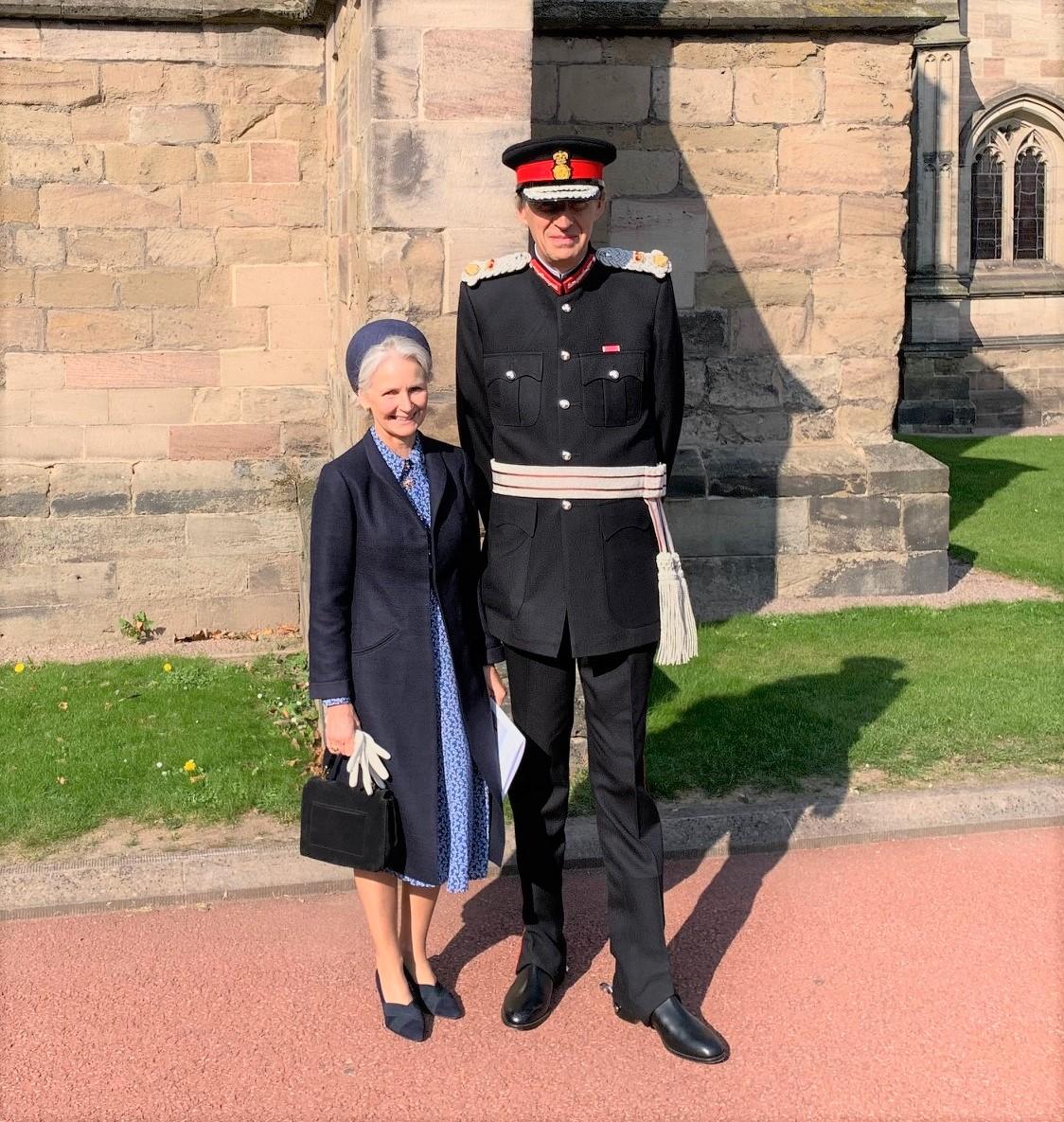 The Lord-Lieutenant of Herefordshire and Mrs Victoria Harley
