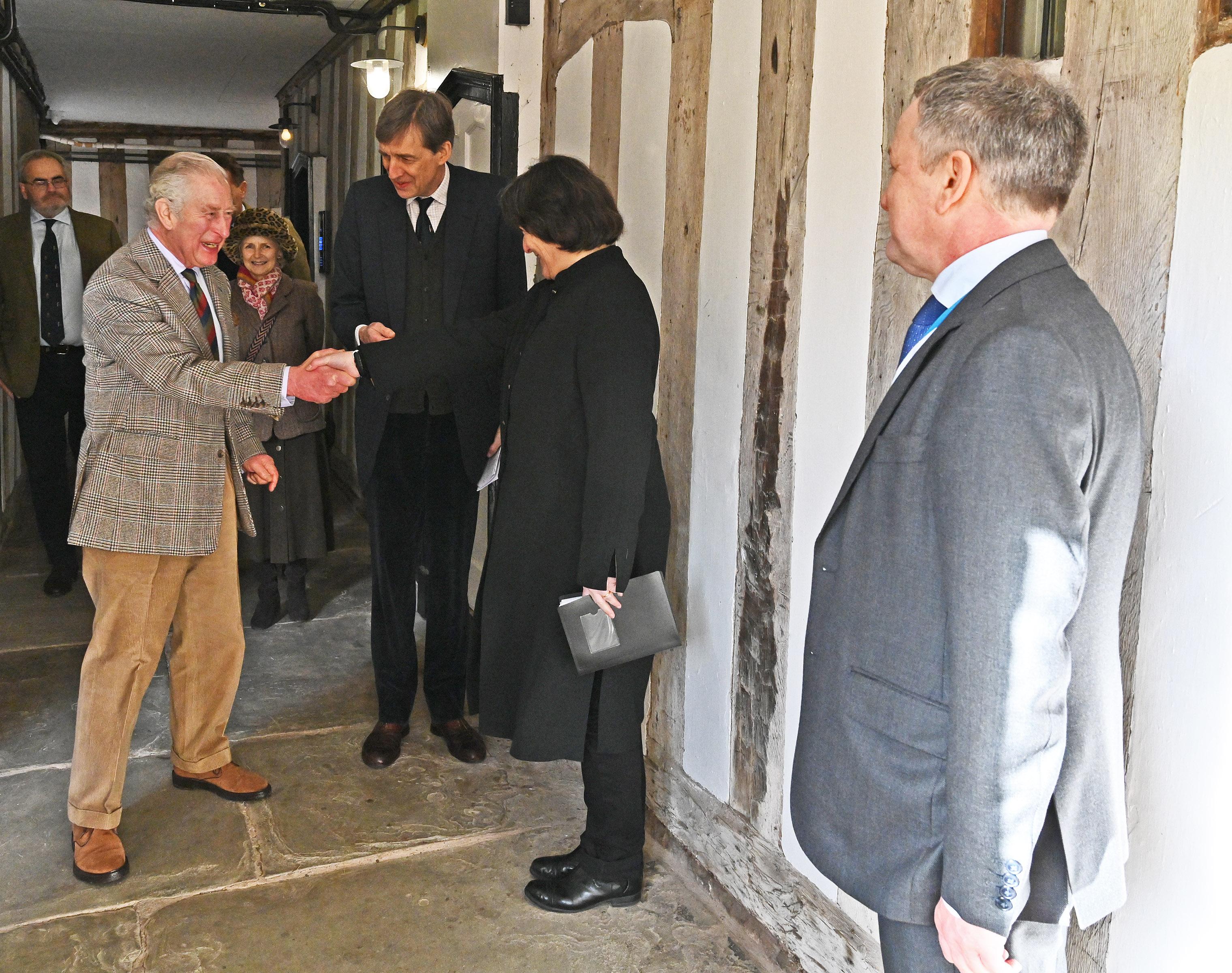 His Majesty's Royal Highness Prince Charles visits Hereford Cathedral