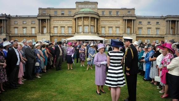 People in attendance at a Royal Garden Party