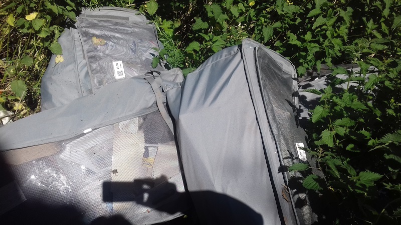 Fly tipped waste