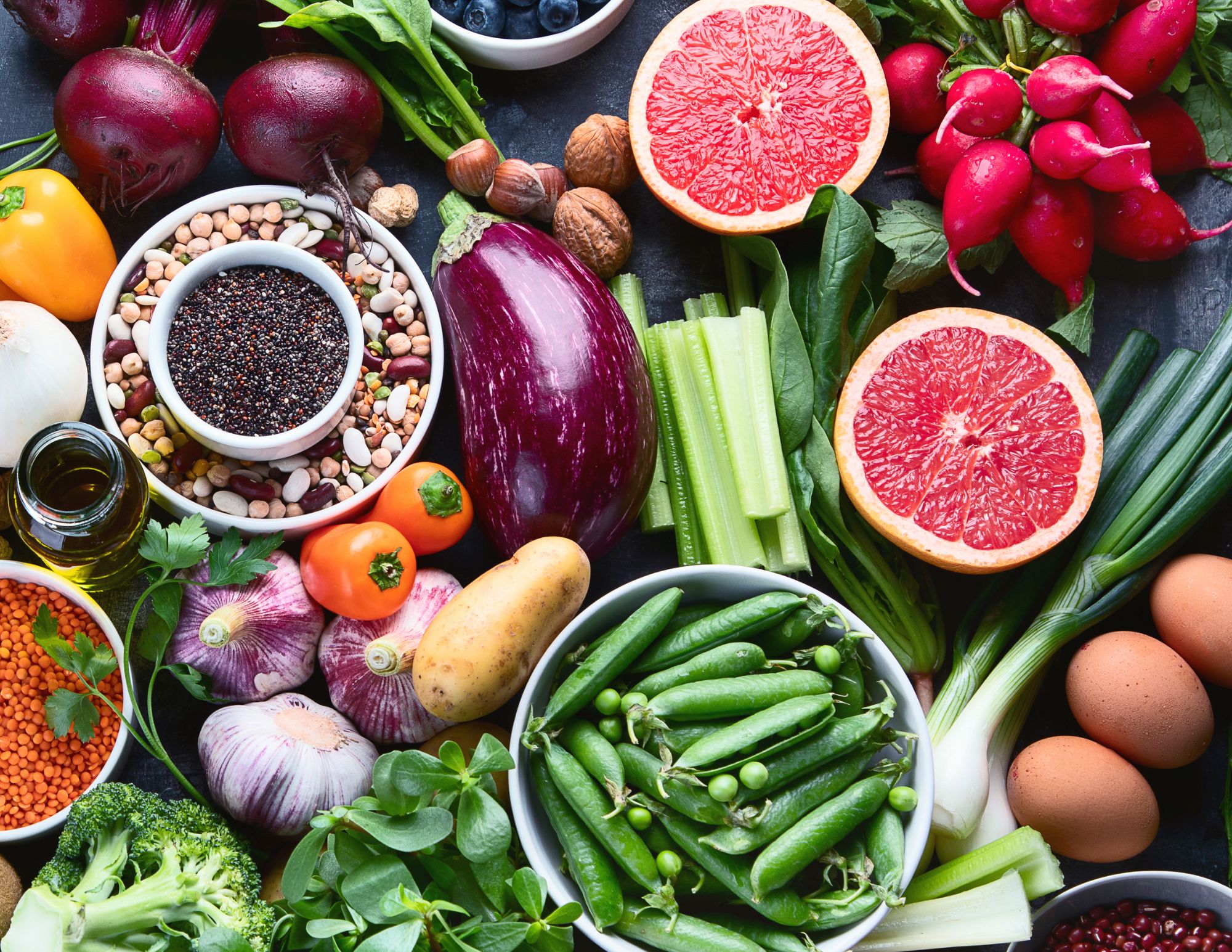 Fresh fruit and veg