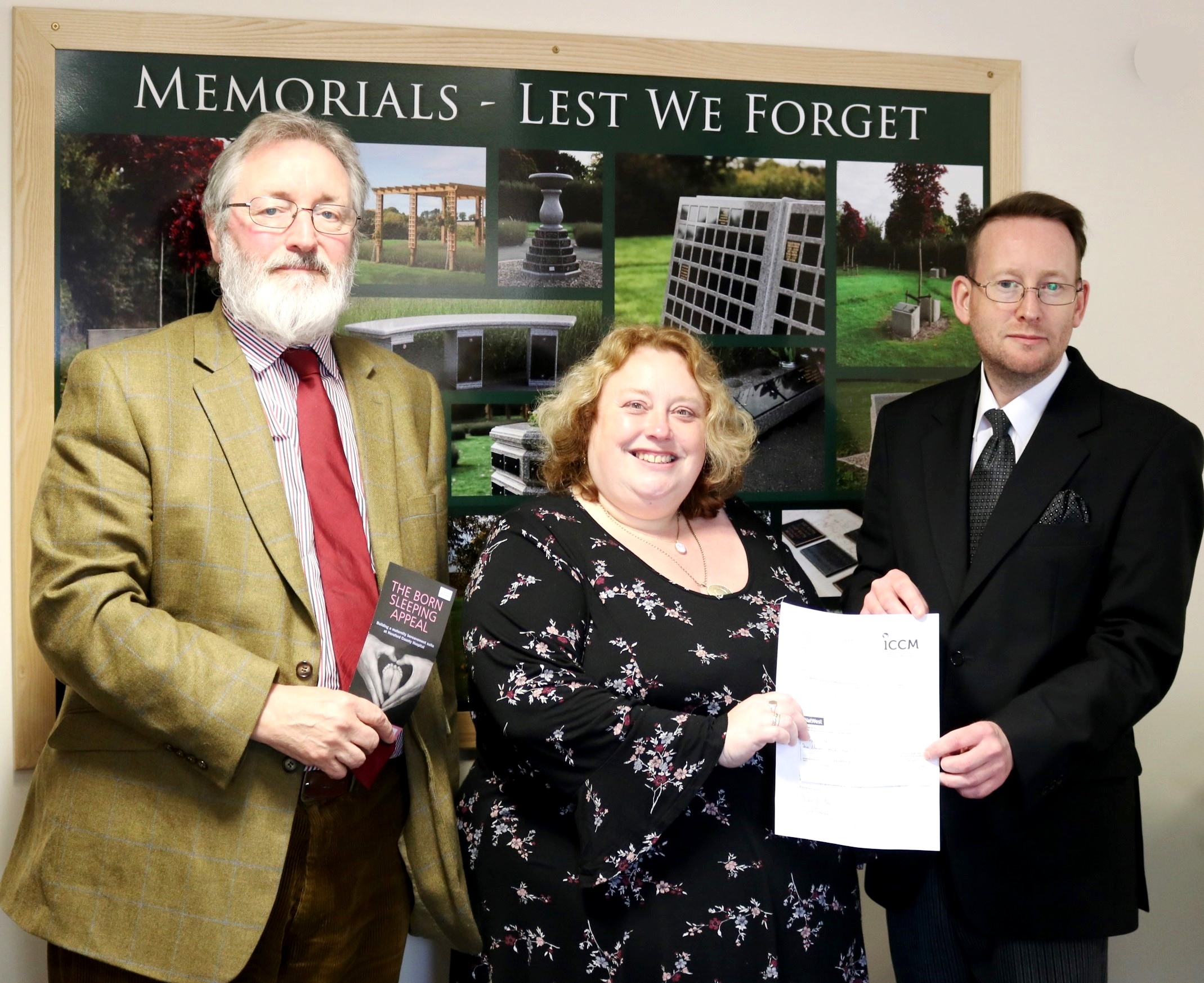 Hereford crematorium donates £5k to Sands