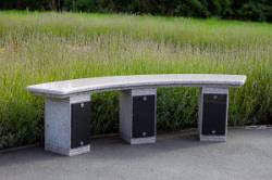 3ft granite bench memorial