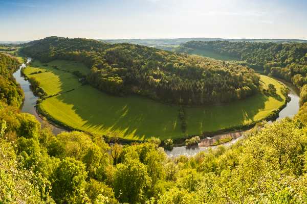 View of the River Wye from Yat Rock, Symonds Yat viewpoint
