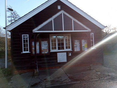 Aston Ingham Village Hall exterior noticeboards