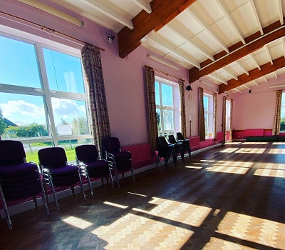 Inside Bodenham main hall