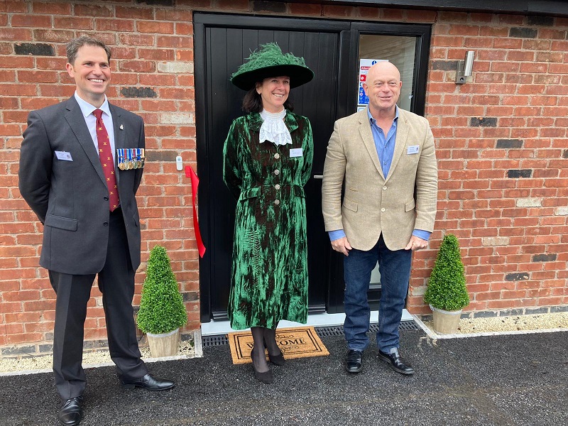 Actor Ross Kemp officially opens new housing for military veterans