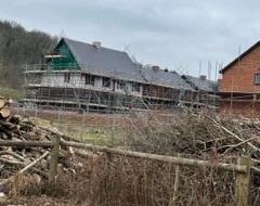 Houses being built at Callowfield, Ewyas Harold site