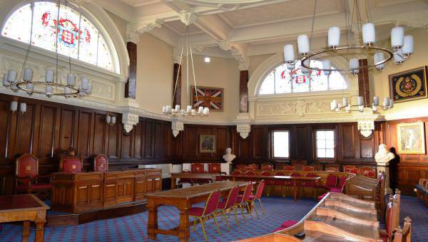 Council Chamber at the Town Hall