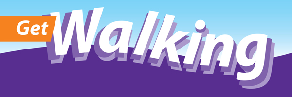 Get walking banner