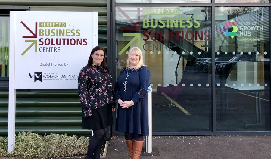 Hereford Business Solutions Centre and Marches Growth Hub building