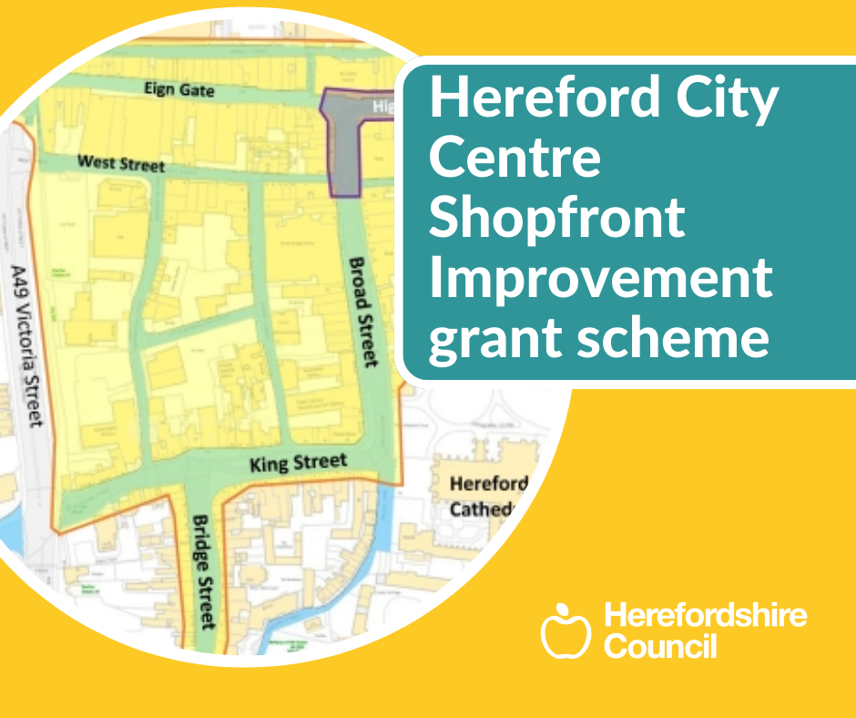 Hereford city centre shopfront improvement grant scheme