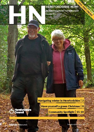Herefordshire Now December 2023 front cover