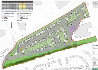 Site plan of Holmer Trading Estate, Hereford