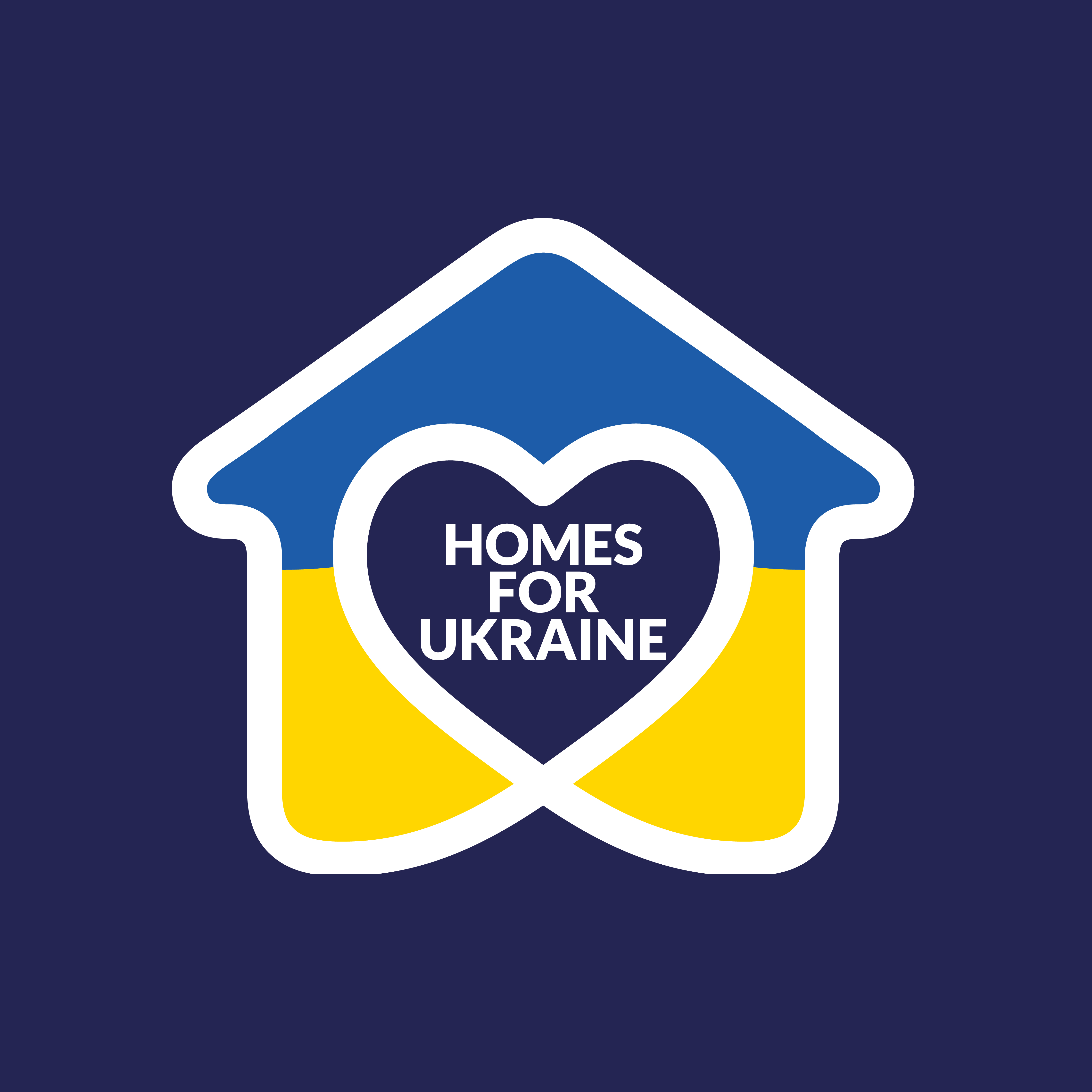 Homes for ukraine logo homes for ukraine logo blue