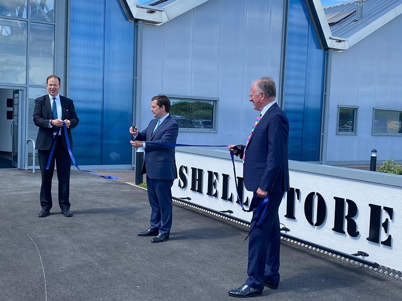 Robert Jenrick MP opens the revitalised Shell Store