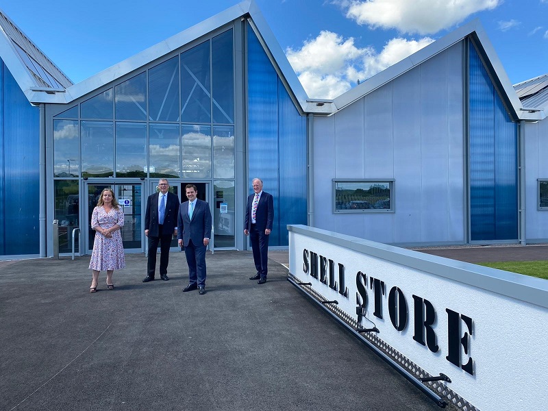 Robert Jenrick MP opens the revitalised Shell Store