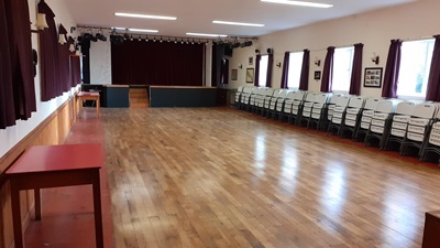 Little Birch Village Hall interior