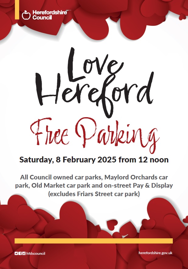 Love hereford free parking