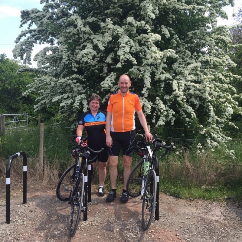 New bike stand outside Madley plant