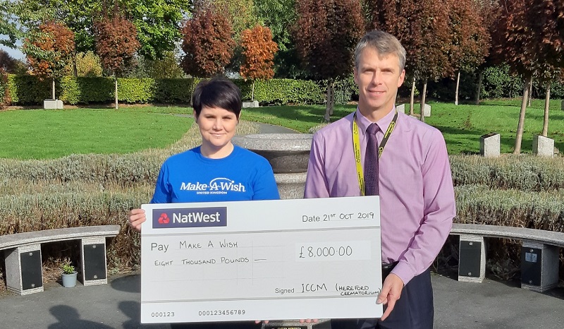 Make a wish receives 8k from hereford crematorium