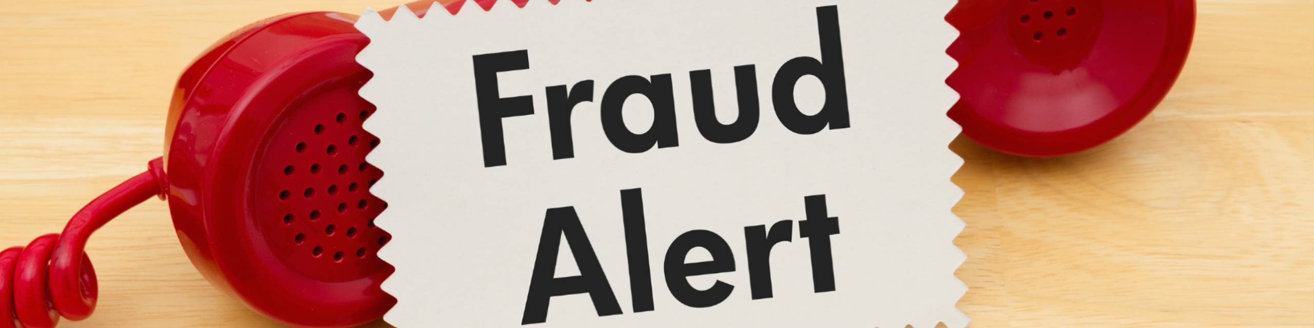 Newsroom banner telephone fraud alert