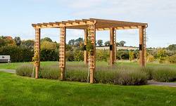 Pergola memorial in the Garden of Reflection