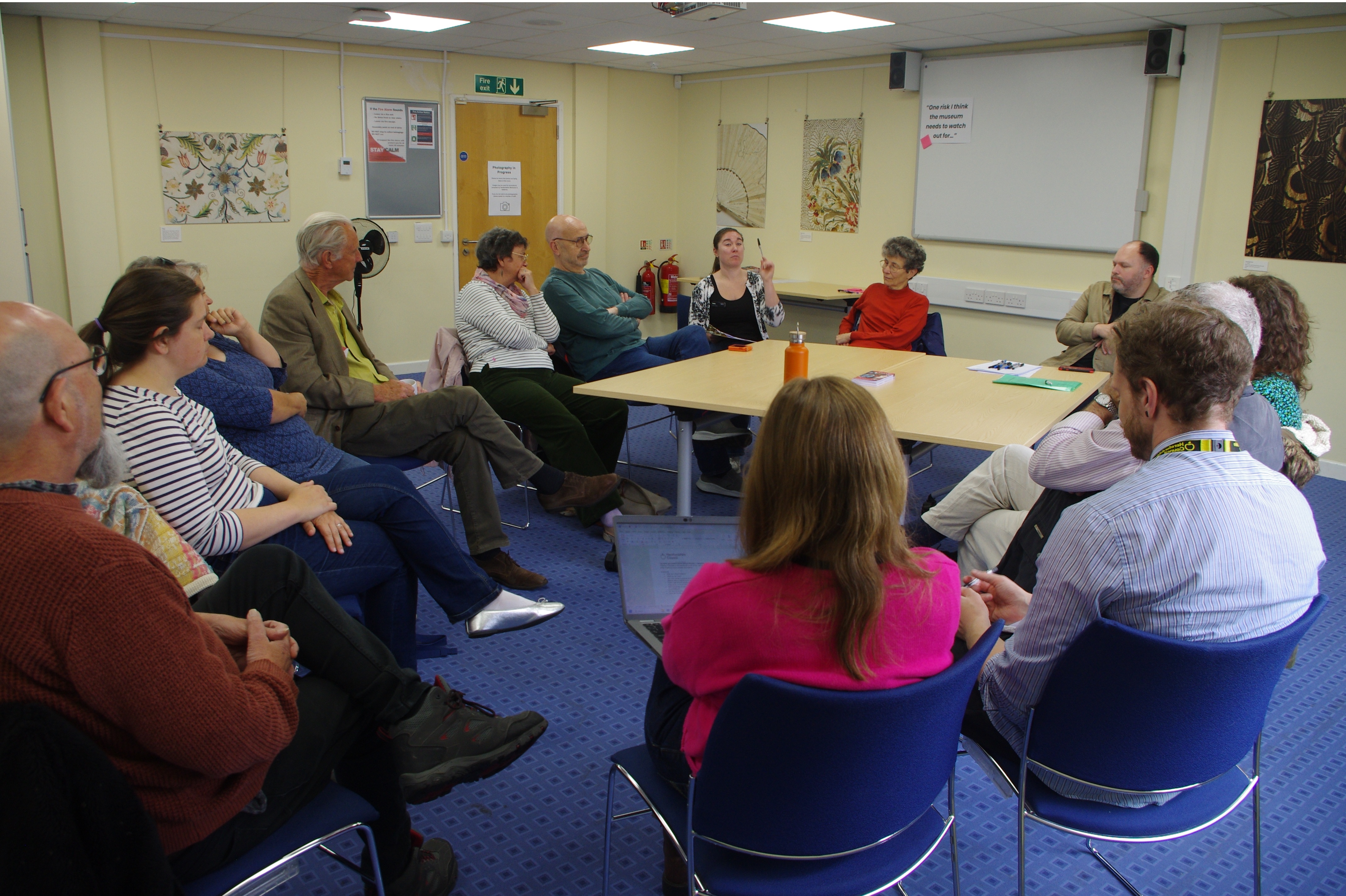 Discussion group at Herefordshire Museum Public Assembly