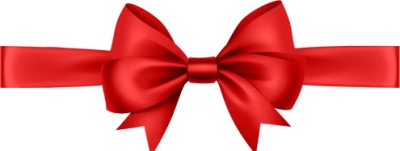 Red Christmas bow