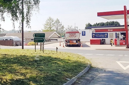 Safety grass cutting at a Leominster Gloucester junction