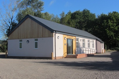 Exterior view of Stretton Sugwas Village Hall