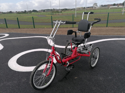 TMX bike at Hereford Cycle Track