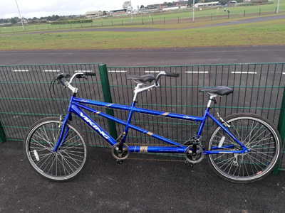 Tandem bike at Hereford Cycle Track