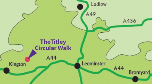 Titley location map 