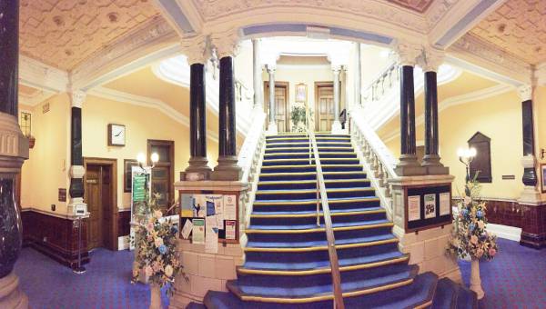 MAin entrance stair case in Town Hall