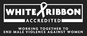 White Ribbon accreditation logo