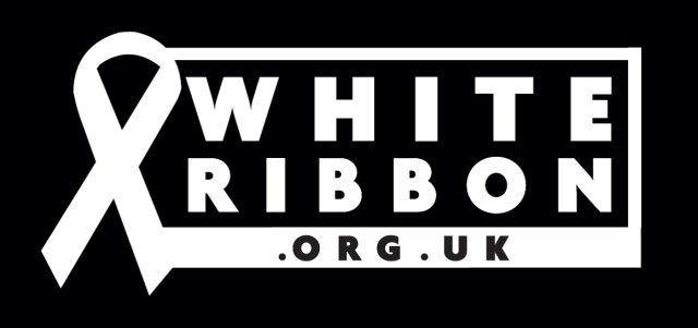 White ribbon campaign Logo