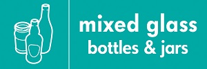 Recycling mixed glass bottles and jars