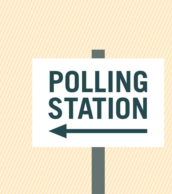 Polling station graphic