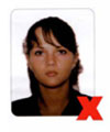 Image of bus pass photo too dark