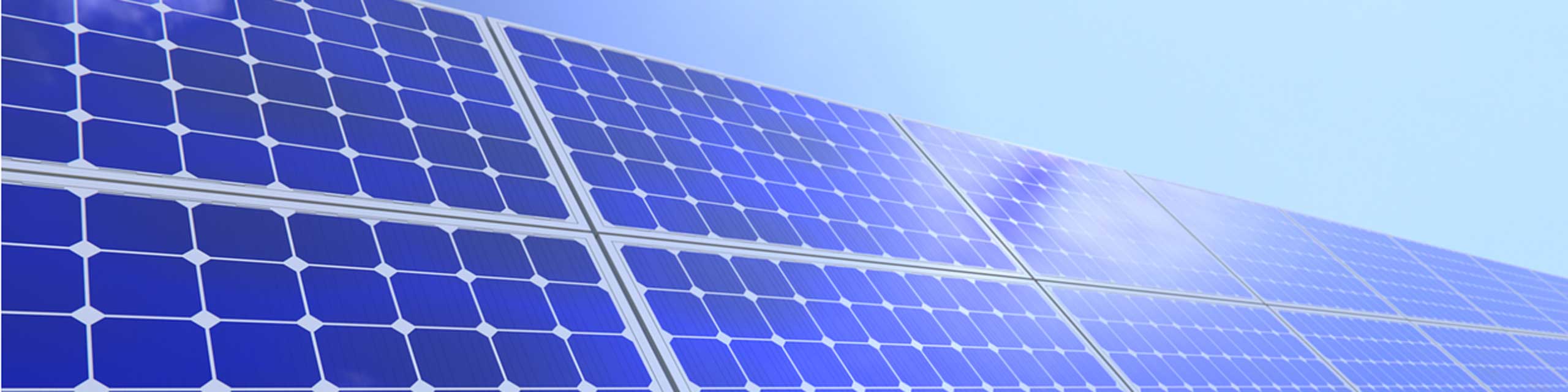 Solar panel and a bit of blue sky