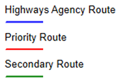 Gritting Routes key